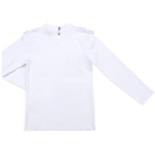 Кофта дитяча Breeze з мереживним коміром (9269-140G-white)