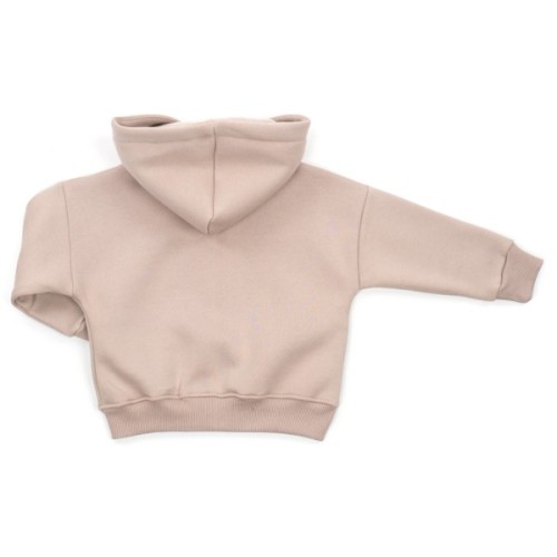 Спортивний костюм дитячий Toontoy флісовий з капюшоном (24271-104B-beige)