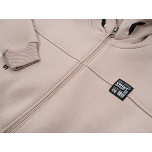 Спортивний костюм дитячий Toontoy флісовий з капюшоном (24271-104B-beige)