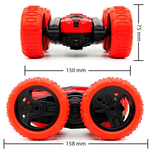 Радіокерована іграшка KS Drive Трюковий 1:24, 2.4Ghz червоно-чорний (STURBWB)