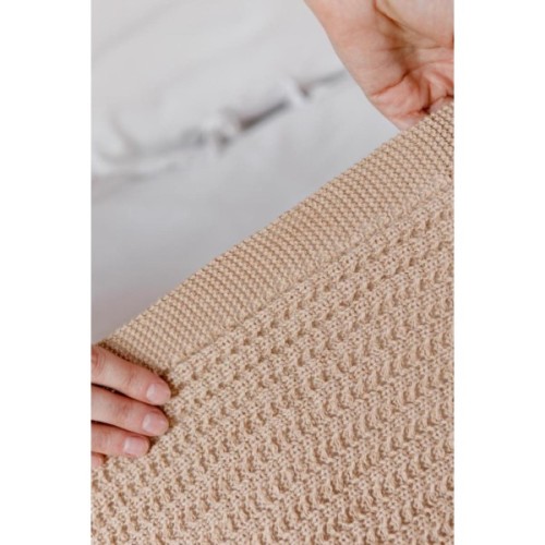 Плед Прованс COTTON бежевий 50% бавовна 50 % акрил 200 х 220 см (040379)
