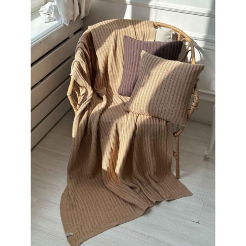 Плед Прованс COTTON бежевий 50% бавовна 50 % акрил 200 х 220 см (040379)