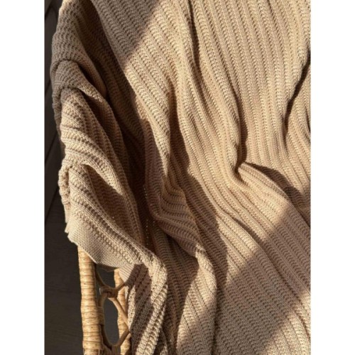 Плед Прованс COTTON бежевий 50% бавовна 50 % акрил 200 х 220 см (040379)