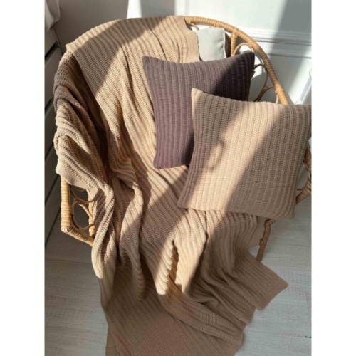 Плед Прованс COTTON бежевий 50% бавовна 50 % акрил 200 х 220 см (040379)