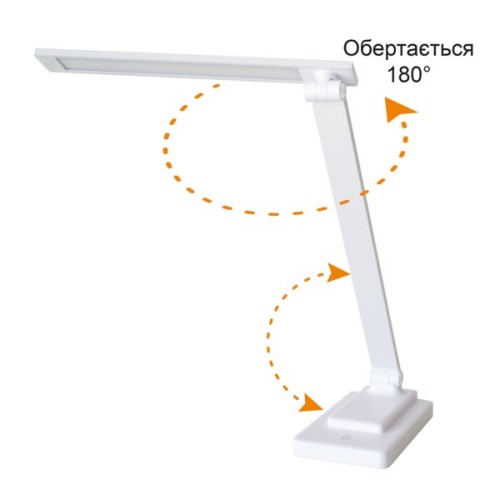 Настільна лампа Євросвітло LED акумуляторна Ridy-10-2-PWR 10 Вт біла