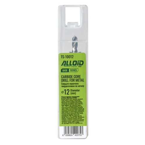 Свердло Alloid Base, корончате, твердосплавне, по металу, 12мм (TS-10012)