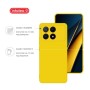 Чохол до мобільного телефона Intaleo Silicone Poco X6 Pro Yellow (1283126600487)