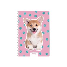 Блокнот Maxi А5, пластикова обкладинка, спіраль, 60 арк., клітинка (MX21213-13)