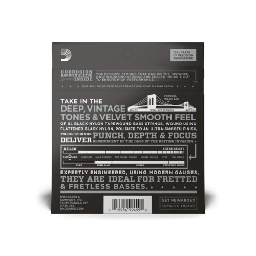 Струни для гітари D'Addario XL Nickel Wound Bass Reg Light Top / Med Bottom (45-105) (EXL165SL)