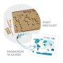 Набір для творчості Rosa Talent World Map 3D, МДФ, 30,5 х 37,5 см (4823098540014)