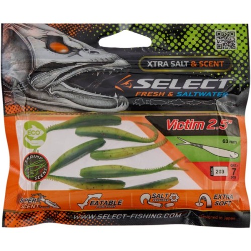 Силікон рибальський Select Victim V-Tail 2.5" 203 (7 шт/уп) (1870.74.25)