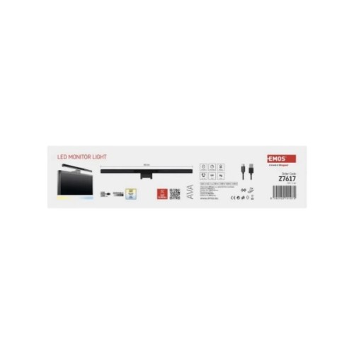 Настільна лампа EMOS на монітор 200Lm 5.6W (Z7617)