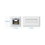 Зрощувач FTP 1+1 RJ45 cat 6 FTP white Vention (IPVW0)