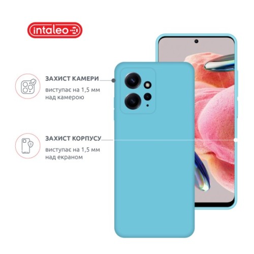 Чохол до мобільного телефона Intaleo Silicone Xiaomi Redmi Note 12 Light Blue (1283126600968)