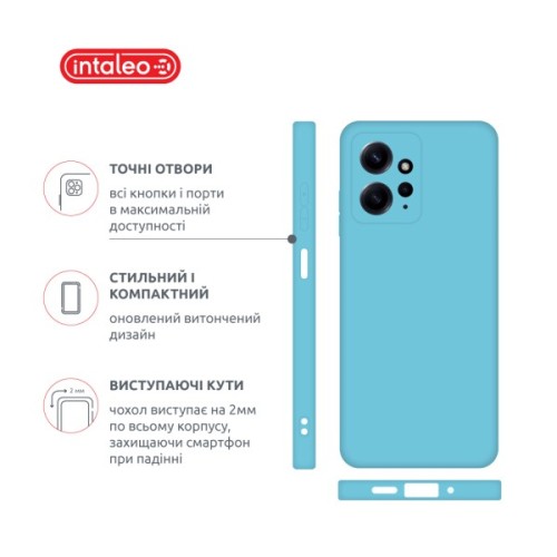 Чохол до мобільного телефона Intaleo Silicone Xiaomi Redmi Note 12 Light Blue (1283126600968)