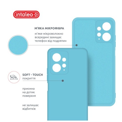 Чохол до мобільного телефона Intaleo Silicone Xiaomi Redmi Note 12 Light Blue (1283126600968)
