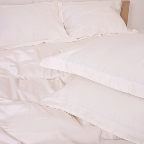 Постільна білизна MirSon Tencel №01 White 160х220 полуторний Євро (2200009368479)
