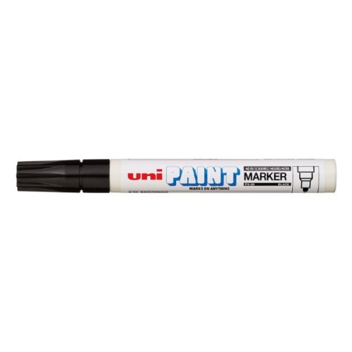 Маркер UNI Paint 2,2-2,8мм, чорний (PX-20(L) BLACK)