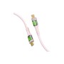 Дата кабель USB-C to USB-C 1.2m 60W PD TransLine-CC pink Promate (transline-cc.pink)