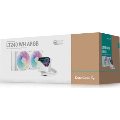 Система рідинного охолодження Deepcool LT240 ARGB White (R-LT240-WHAMNC-G-1)