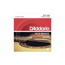 Струни для гітари D'Addario 85/15 Bronze Medium (13-56) (EZ930)