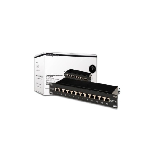 Патч-панель Digitus 10" 1U 12 портов cat.6 STP в сборе (DN-91612S)