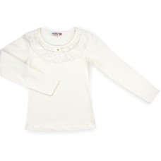 Кофта дитяча Matilda з мереживною оборкою (4802-164G-cream)