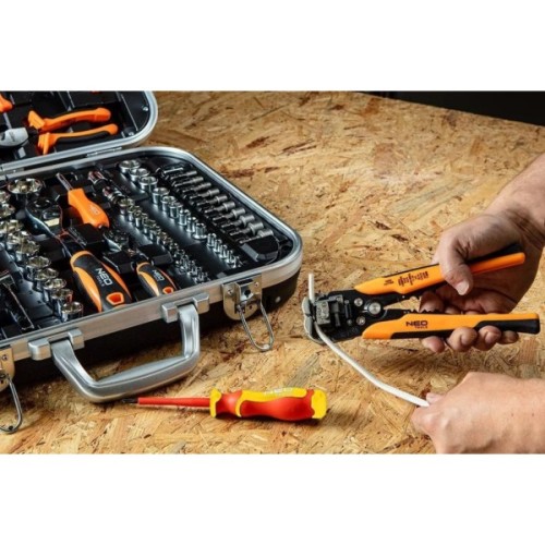 Набір інструментів Neo Tools діелектричних VDE 1000V, 108шт, CrV, кейс (01-310-1)