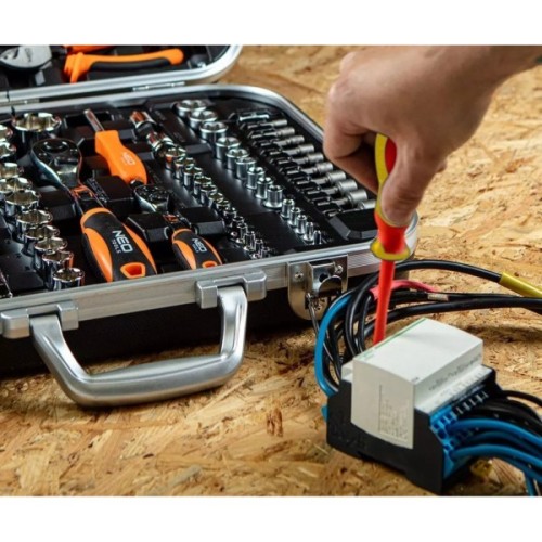 Набір інструментів Neo Tools діелектричних VDE 1000V, 108шт, CrV, кейс (01-310-1)