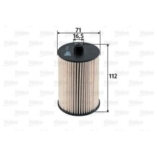 Фільтр паливний Valeo 587930