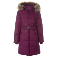 Пальто дитяче Huppa YACARANDA 12030030 бордовий 140 (4741468682891)