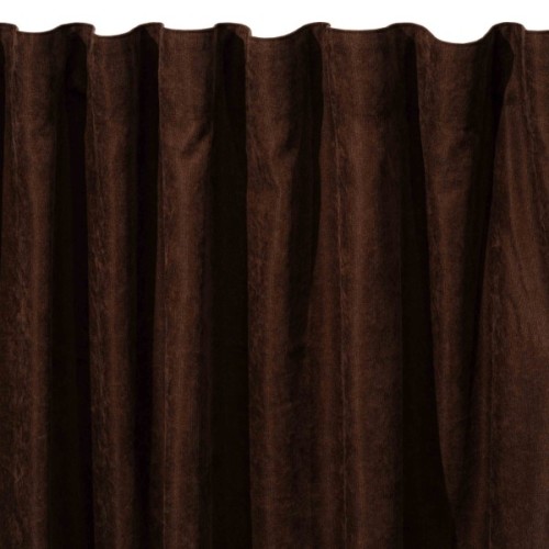 Штора Ardesto мікровелюр 100% поліестер, 150х270 см коричневий (ART1010BR)