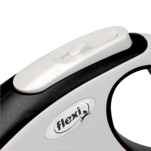 Повідець для собак Flexi New Comfort М стрічка 5 м (чорний) (4000498043646)