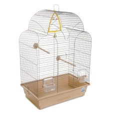 Клітка для птахів Природа "Ізабель-1" 44x27x61 см хром/бежева (4823082414826)