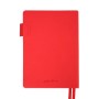 Тижневик Leo planner А5 датований 2026 "Binario", м'який, червоний, 368 сторінок (252642)