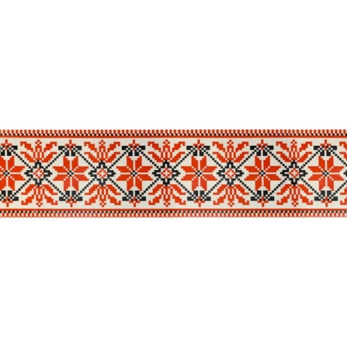 Скотч Buromax Вишиванка 48 мм х 35 м Червона (BM.7007-69)