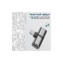 Перехідник Lightning M to 2xLightning F Audiо + Charge Promate (ihinge-lt.grey)