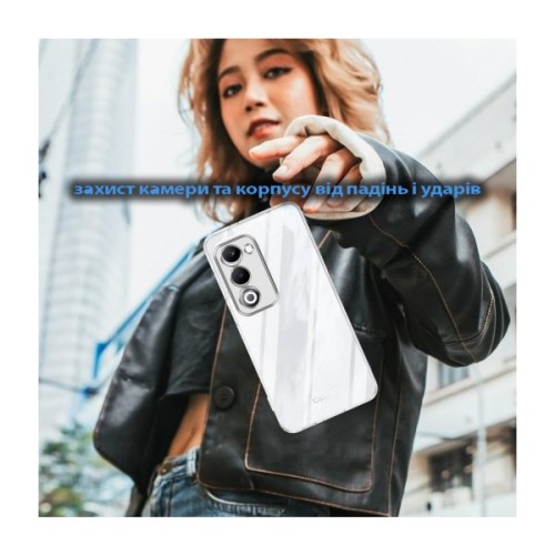 Чохол до мобільного телефона BeCover Silicone Oppo A5 2025 4G/5G Transparent (713882)