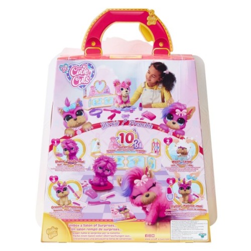 М'яка іграшка Moose Няшка-потеряшка Грумінг салон рожева (30146)