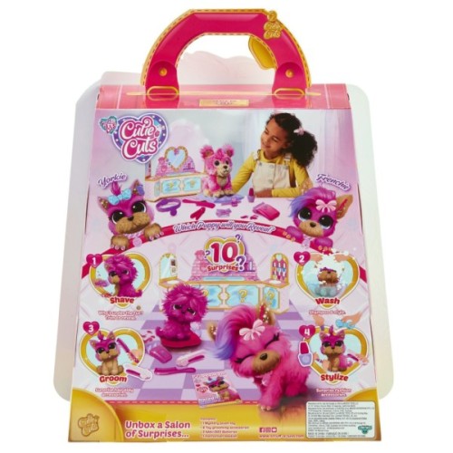 М'яка іграшка Moose Няшка-потеряшка Грумінг салон рожева (30146)