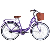 Велосипед Dorozhnik 26" AQUAMARINE Planet рама-17" ST 2025 фіолетовий (OPS-D-26-309)