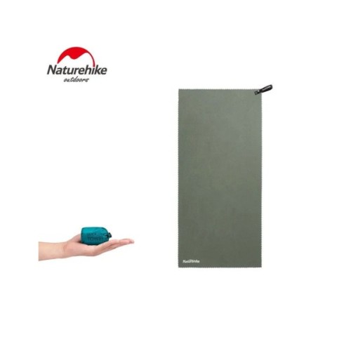 Туристичний рушник Naturehike MJ02 Ultralight NH19Y002-J 128 см х 80 см оливковий (6927595735862)
