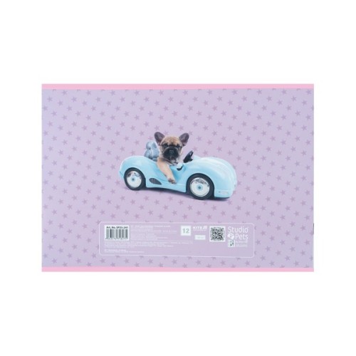 Альбом для малювання Kite Studio Pets, 12 аркушів (SP25-241)