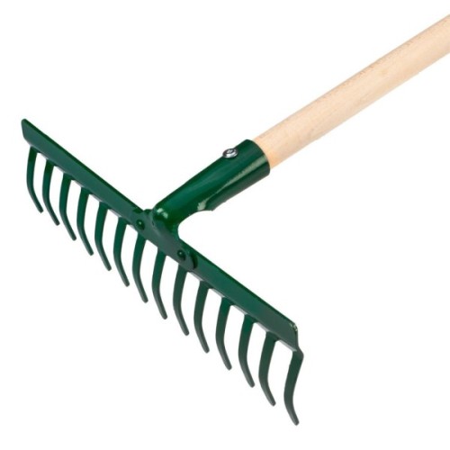 Граблі Verto 14 зубців, ширина 36см, 140см, 1.4кг (15G057)