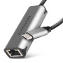 Перехідник USB-C to RJ45 Ethernet 2500Mbps gray AXAGON (ADE-25RC)