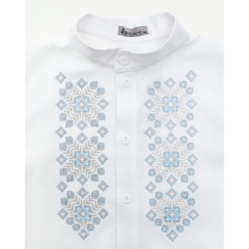 Сорочка дитяча Brilliant з вишивкою Оберіг (24113-128B-white)