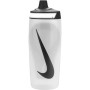 Пляшка для води Nike REFUEL BOTTLE GRIP 18 OZ N.100.9955.173.18 білий, чорний 532 мл (887791762238)