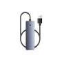 Концентратор Baseus USB 3.0 to 4xUSB 3.0 + USB-C gray (B0005280B811-01)