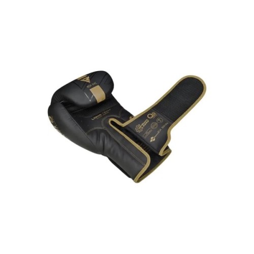 Боксерські рукавички RDX F6 Kara Matte Golden 14 унцій (BGR-F6MGL-14OZ)
