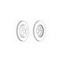 Гальмівний диск FERODO DDF1805C
